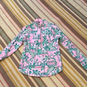 Lilly Pulitzer Pink and Green Popover XS